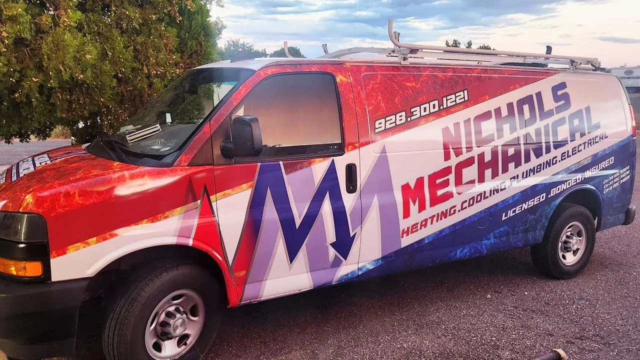 Nichols plumbing service van