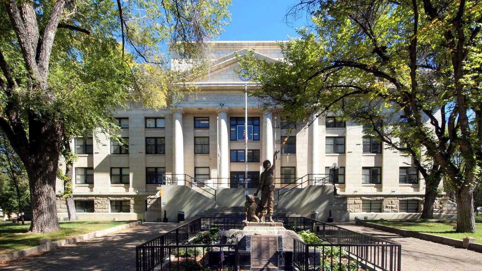 Yavapai County Courthouse in downtown Prescott